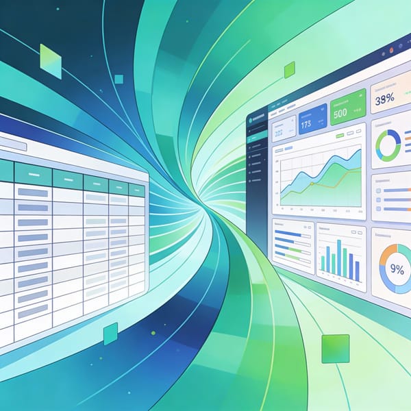 From Spreadsheets to Stunning Reports: Why Excel Dashboards Don't Scale (And What to Do About It)